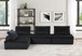 Anna - Stylish Sectional Sofa Ottoman