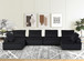 Anna - Stylish Sectional Sofa Ottoman