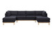 Hallie - Wide Sherpa Double Chaise U-Shape Sectional Sofa