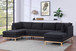 Hallie - Wide Sherpa Double Chaise U-Shape Sectional Sofa