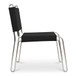 Petra - Leather Accent Chair - Black