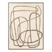 Encounters - Framed Painting - Beige