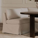 Fable - Slipcover Dining Chair And Half - Beige