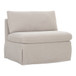 Fable - Slipcover Dining Chair And Half - Beige