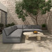 Miles - 5 Piece Outdoor Modular - Light Gray