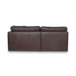 Thurlow - U Shaped Modular Armless Sectional  -  Espresso Brown