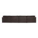 Thurlow - U Shaped Modular Sectional With Arms - Espresso Brown