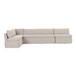 Fable - Slipcover Dining Banquette L-Shape - Beige