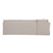 Fable - 3 Piece Slipcover Dining Banquette L-Shape - Beige