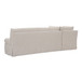 Fable - 3 Piece Slipcover Dining Banquette L-Shape - Beige