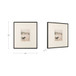 Strand - Framed Paper Print - Beige