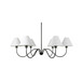 Whitney - Chandelier - Blackened Bronze