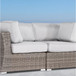 Outdoor Loveseat With Cushions - Gray Mix