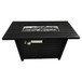 Propane Outdoor Fire Pit Table With Lid Versatile Fuel Options