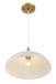 Astral - Single Light Pendant Lamp For Entrance Kitchen Island - Gold / White