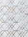 Nova - 2'7" X 7' Polypropylene Area Rug - Multi / White