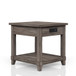 End Table With Storage Drawer Usn - Gray