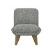 Armless Accent Chair - Dark Navy