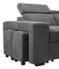 Henrik - Sleeper Sectional Sofa With Storage Ottoman And 2 Stools