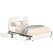 Liv - Patented With Drawers Upholstered Storage Platform Bed