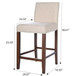 Dorian - Counter Chair (Set of 2) - Beige