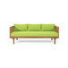 Claremont - 3 Seater Daybed Teak Acacia Wood Water Resistant Cushions