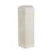 Novus Large Wood Pedestal - Ivory / Beige