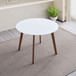 Dining Table - Brown / White
