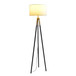 Sway - Floor Lamp With On / Off Switch Triple Legs Shade - Black / Gold / White