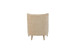 Hi Back Accent Chair - Light Brown