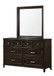 Merlot - Square Mirror - Mahogany