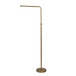 Verve - Floor Lamp With On / Off Switch Adjustable LED Round Base - Gold