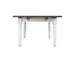 Mountina - Dining Table With Leafs - Brown / White