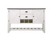 Mountina - 2 Drawer Server - Brown / White