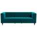 Evelyn - Mid-Century Modern Leather Luxury Chesterfield Sofa