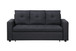 Aiden - Linen Fabric Sleeper Sofa With Tufting