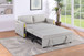 Percy - Teddy Sleeper Loveseat With Dual-Pull Sleeper Design