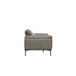 Onyx - Leather Sofa - Gray