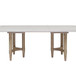 Triad - Double Pedestal Dining Table With Leaf - Sand