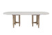 Triad - Double Pedestal Dining Table With Leaf - Sand