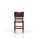 Casual Counter Stool Contrasting Upholstered Seat (Set of 2) - Brown