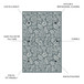 Macau - Non - Slip Accent Rug, Floral Charm