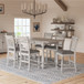 Slat Back Barstools (Set of 2) - Gray