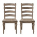 Ludin - Ladderback Dining Chairs, (Set of 2) - Taupe