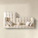 Alana - Tufted Right Sectional Sofa - Ivory