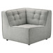 Selen - Corner Sectional Sofa - Light Gray