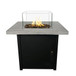 Reinforced - Propane Fire Pit Table - Black / Gray