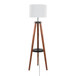 Compass - 59" Floor Lamp With Shelf
