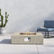Streamlined Aesthetic Outdoor Fire Pit Table