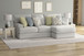 Stockbridge - Sectional With Comfort Coil Seating And 9 Accent Pillows Included